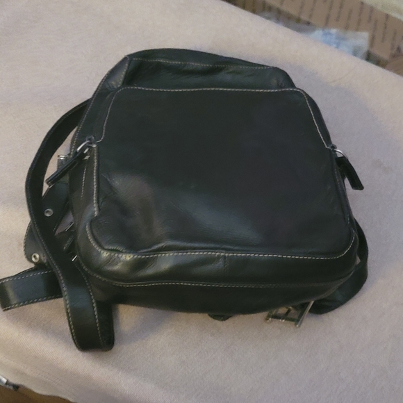 PERLINA NEW YORK BLACK BACKPACK- 8 X 10 X 3 - Picture 1 of 9